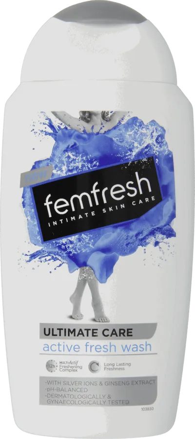 Femfresh Ultimate Care Active Fresh, Płyn do higieny intymnej: nawilżający, odświeżający