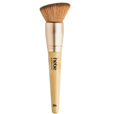 Hebe Professional, Bamboo, Pędzel do podkładów i kosmetyków mineralnych 04