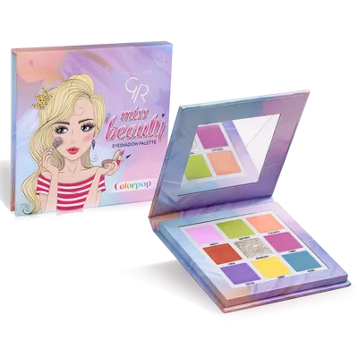 Golden Rose Miss Beauty, ColorPop Eyeshadow Palette (Paleta cieni do powiek)