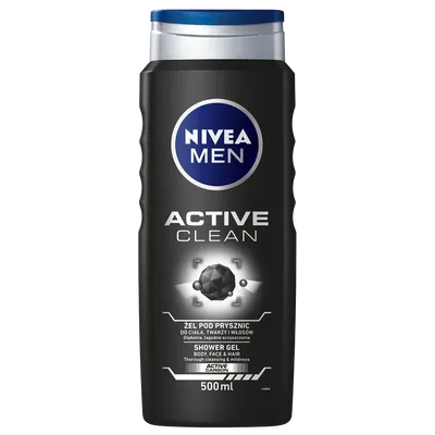 Nivea Men, Active Clean, Żel pod prysznic