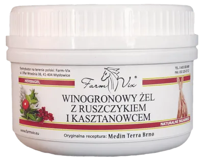 Farm - Vix Żel winogronowy z ruszczykiem i kasztanowcem