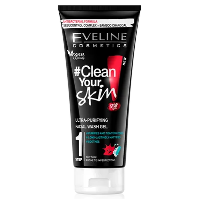 Eveline Cosmetics # Clean Your Skin, Ultraoczyszczający żel do mycia twarzy