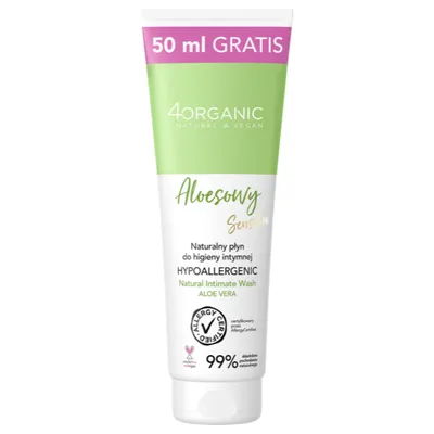 4Organic Naturalny płyn do higieny intymnej `Aloesowy`