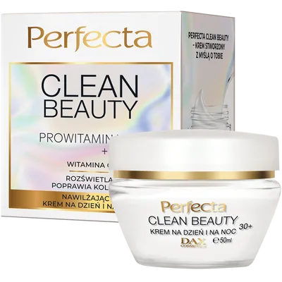 Perfecta Clean Beauty, Nawilżający krem na dzień i na noc 30+
