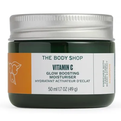 The Body Shop Vitamin C, Glow-Boosting Moisturiser (Energetyzujący wegański krem do twarzy na dzień)
