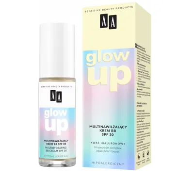 AA Glow Up, Multinawilżający krem BB SPF 30