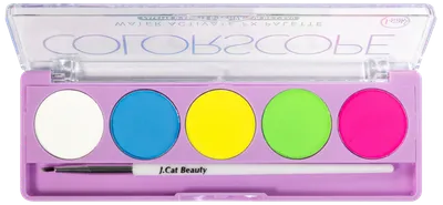 J.Cat Beauty Colorscope, Water Activate Eyeliner Palette (Paleta eyelinerów aktywowanych wodą)