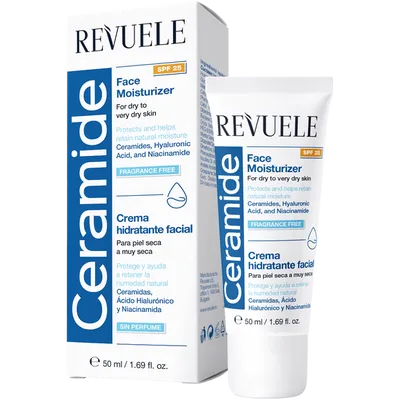 Revuele Ceramide, Face Moisturizer SPF 25 (Nawilżający krem do twarzy SPF 25)