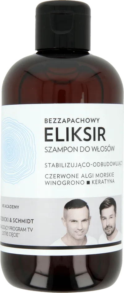 WS Wierzbicki & Szmidt Academy Eliksir myjący, Bezzapachowy, Szampon stabilizująco - odbudowujący