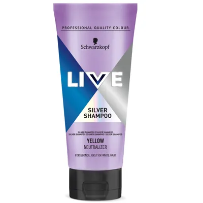 Schwarzkopf Live Silver Shampoo, Yellow Neutralizer (Srebrny szampon przeciwdziałający powstawaniu żółtych tonów)