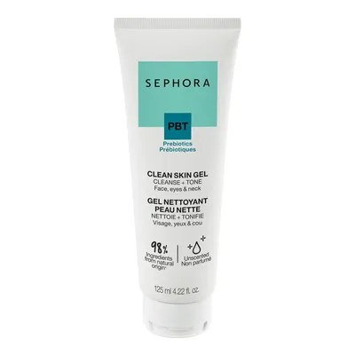 Sephora Collection, PBT Prebiotics Clean Skin Gel (Oczyszczający żel do mycia twarzy z prebiotykami)