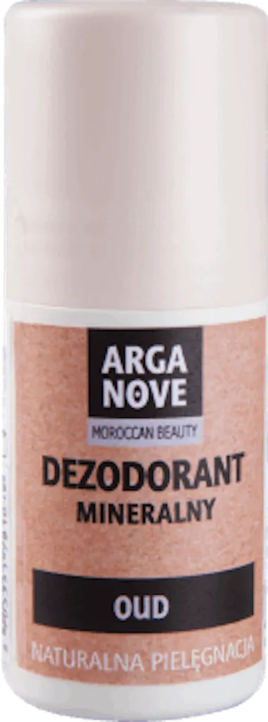 Arganove Naturalny dezodorant mineralny ałunowy roll-on `Drzewo agarowe`