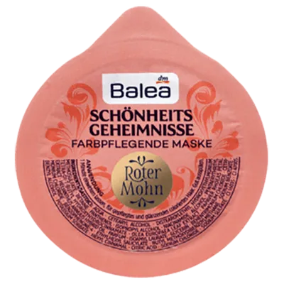 Balea Schönheitsgeheimnisse, Haarmaske Roter Mohn (Maska do włosów `Czerwony mak`)