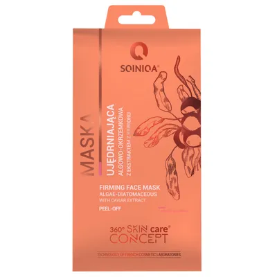 Sqiniqa Firming Face Mask Algae-Diatomaceous with Caviar Extract (Maska ojędrniająca algowo-okrzemkowa z ekstraktem z kawioru)