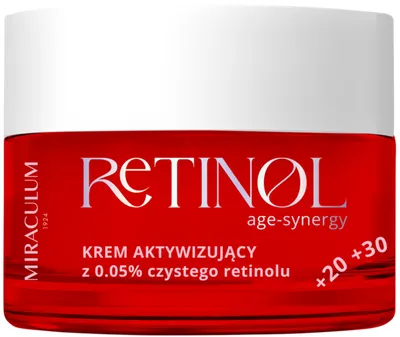 Miraculum Retinol Age-Synergy, Krem aktywizujący na noc z 0,05% czystego retinolu