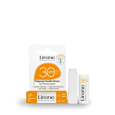 Lirene Dermoprogram Pielęgnacyjna pomadka ochronna SPF30