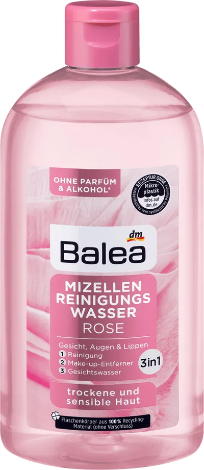 Balea Gesichtswasser Mizellenwasser für trockene Haut (Micelarna woda różana)