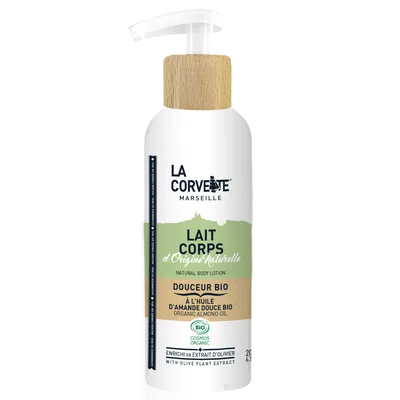 La Corvette Lait Corps Douceur (Organiczne nawilżające mleczko do ciała `Słodki Mmdał`)