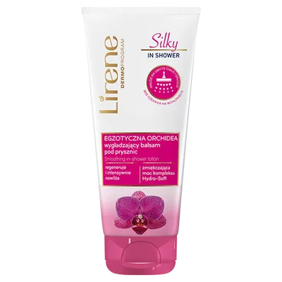 Lirene Dermoprogram Silky in Shower, Wygładzający balsam pod prysznic 'Egzotyczna orchidea'