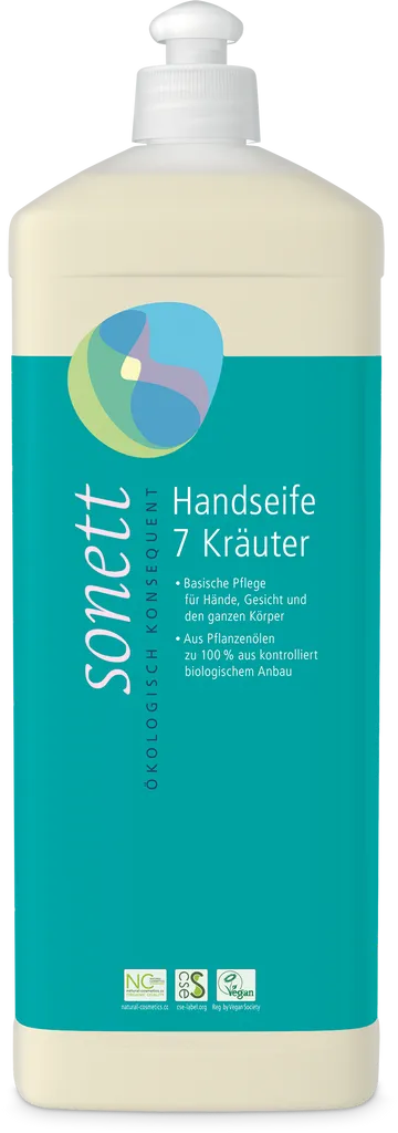 Sonett Handseife 7 Krauter (Mydło w płynie z siedmioma ziołami)