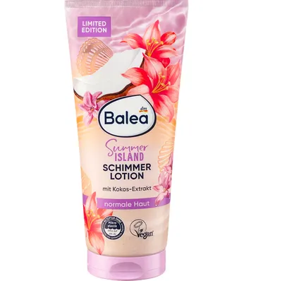 Balea Summer Island, Shimmer Body Lotion (Rozświetlający balsam do ciała)