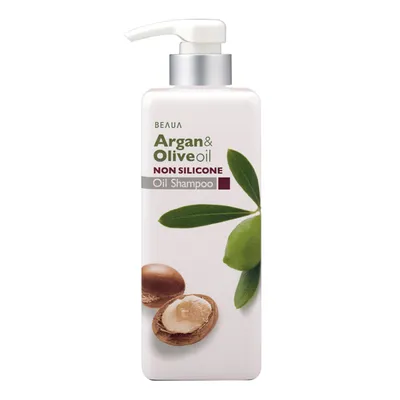 Beaua Argan & Olive Oil, Non Silicone Shampoo (Szampon regenerująco – odżywczy z olejkiem arganowym i oliwą z oliwek, bez silikonu)
