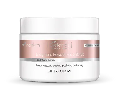 Bielenda Professional Lift & Glow, Enzymatic Powder Face Scrub (Enzymatyczny peeling pudrowy do twarzy)