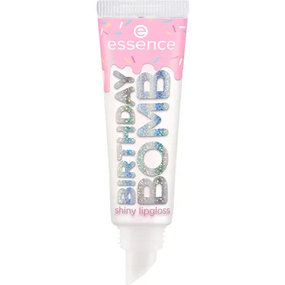 Essence Birthday Bomb, Shiny Lipgloss (Lśniący błyszczyk do ust)