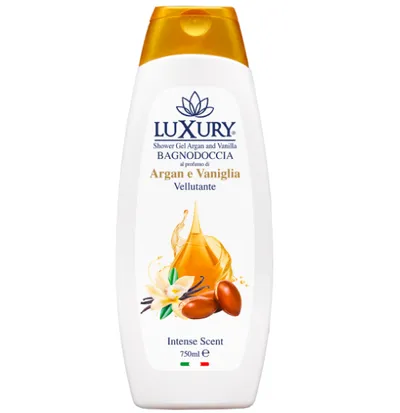 Luxury Bagnodoccia Argan e Vaniglia (Żel pod prysznic z olejkiem arganowym i wanilią)