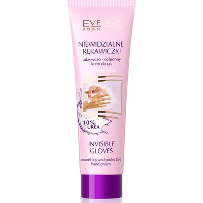 Eveline Cosmetics Niewidzialne Rękawiczki, Krem do rąk, odżywczo - ochronny (nowa wersja)