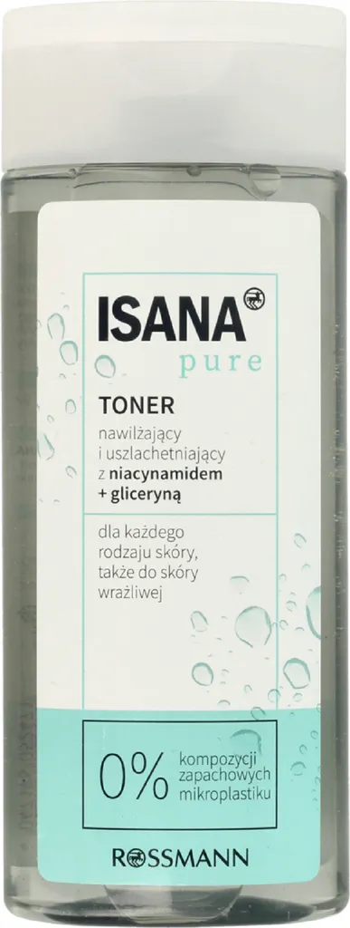 Isana Pure, Toner nawilżający i uszlachetniający z niacynamidem i gliceryną