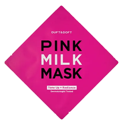 Duft & Doft Pink Milk Mask (Mleczna maska do twarzy tonizująco - przeciwzmarszczkowa)