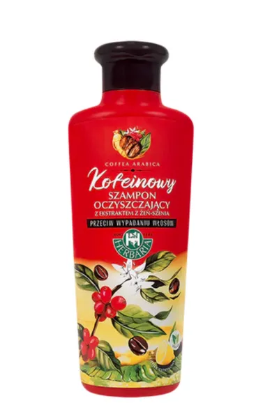 Herbaria Banfi, Kofeinowy szampon oczyszczający z ekstraktem z żeń-szenia