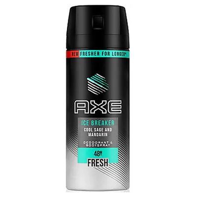 AXE Ice Breaker, 48h Fresh Deodorant and Body Spray Cool Sage and Mandarin (Dezodorant w aerozolu dla mężczyzn)