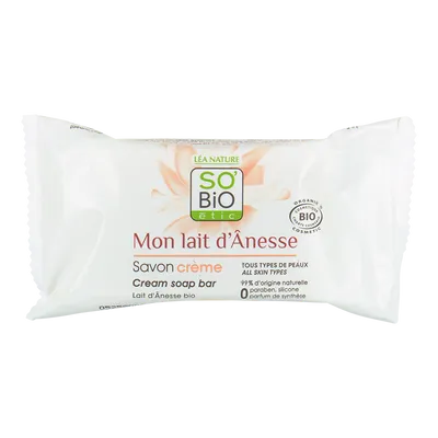 SO'BiO Etic Mon Lait d`Anesse, Savon Creme (Kremowe mydło z oślim mlekiem)