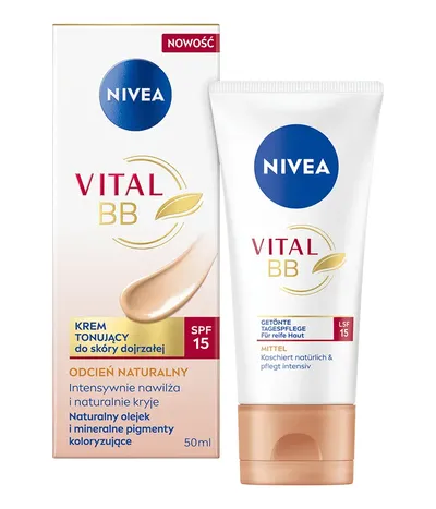 Nivea Vital BB, Krem tonujący do skóry dojrzałej SPF15