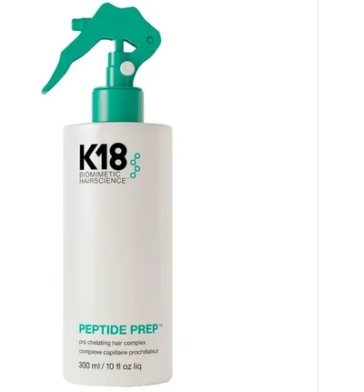 K18Hair Peptide Prep Pro Chelating Hair Complex (Kuracja chelatująca usuwająca nadbudowę mineralną i metale ciężkie z włosów przed zabiegami chemicznymi)