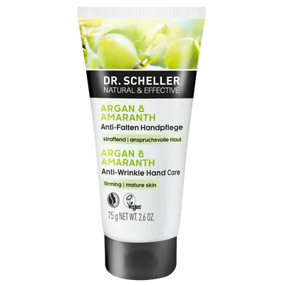 Dr. Scheller Argan & Amaranth, Anti-Falten Handpflege (Krem do rąk przeciwzmarszczkowy `Argan i amarant`)