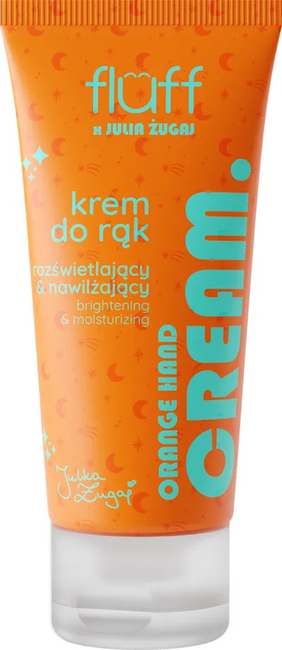 Fluff Fluff x Julia Żugaj, Orange Hand Cream (Rozświetlająco-nawilżający krem do rąk)