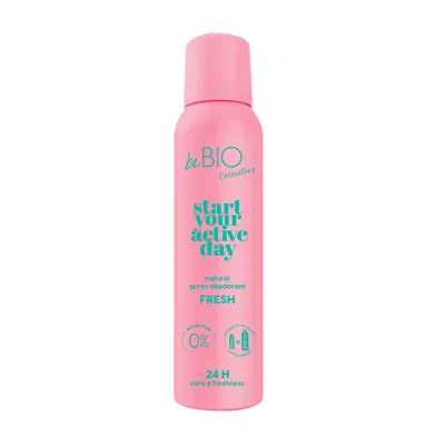 beBIO Start Your Active Day, Fresh, Natural Spray Deodorant (Naturalny dezodorant w sprayu)