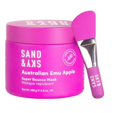 Sand and Sky Australian Emu Apple Super Bounce Mask (Maska do twarzy)
