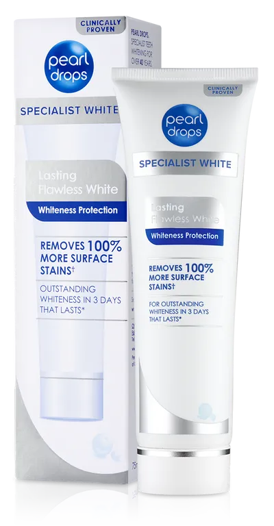 Pearl Drops Specialist White, Lasting Flawless White Toothpaste (Wybielająca pasta do zębów)