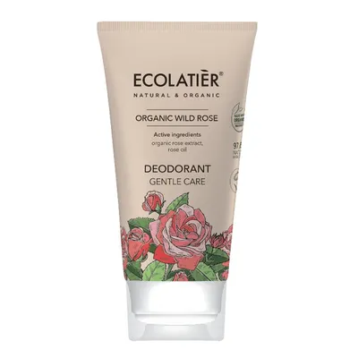 Ecolatier Organic Wild Rose Deodorant Gentle Care (Dezodorant z organiczną dziką różą `Delikatna pielęgnacja`)