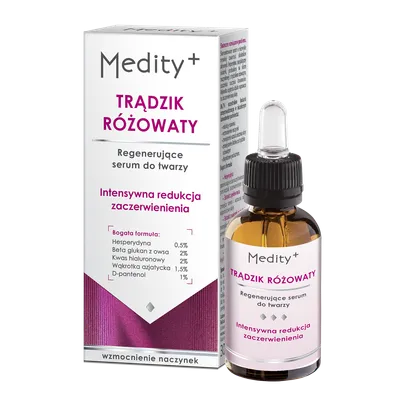 Medity+ Trądzik Różowaty, Regenerujące serum do twarzy