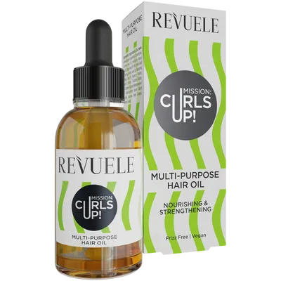 Revuele Mission: Curls Up!, Multi-Purpose Hair Oil (Olejek do włosów kręconych)