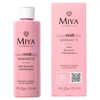 Miya Cosmetics superHAIRday, Mix&Match, Lekki szampon odświeżający
