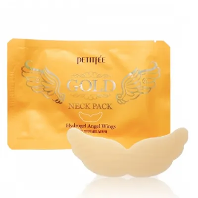 Petitfee Petitfee & Koelf, Hydrogel Angel Wings Gold Neck Pack (Hydrożelowa maska do szyi z placentą)