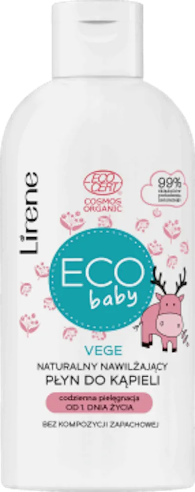 Lirene Dermoprogram Eco Baby, Nawilżający płyn do kąpieli od 1. dnia życia