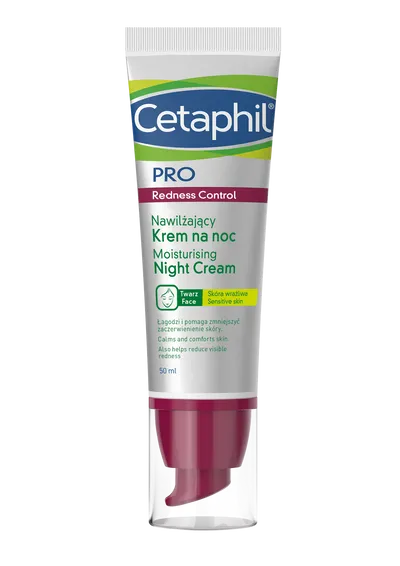 Cetaphil Pro Redness Control, Moisturising Night Cream (Nawilżający krem na noc)