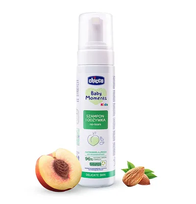 Chicco No Tears, Szampon i odżywka w piance